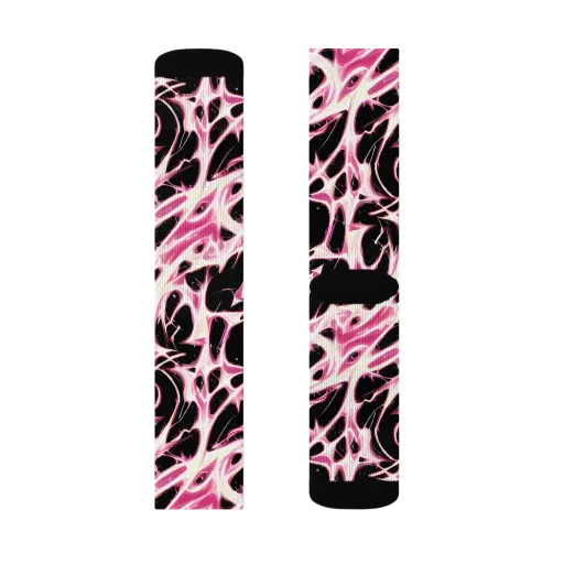 Fuchsia Fracture on a Socks