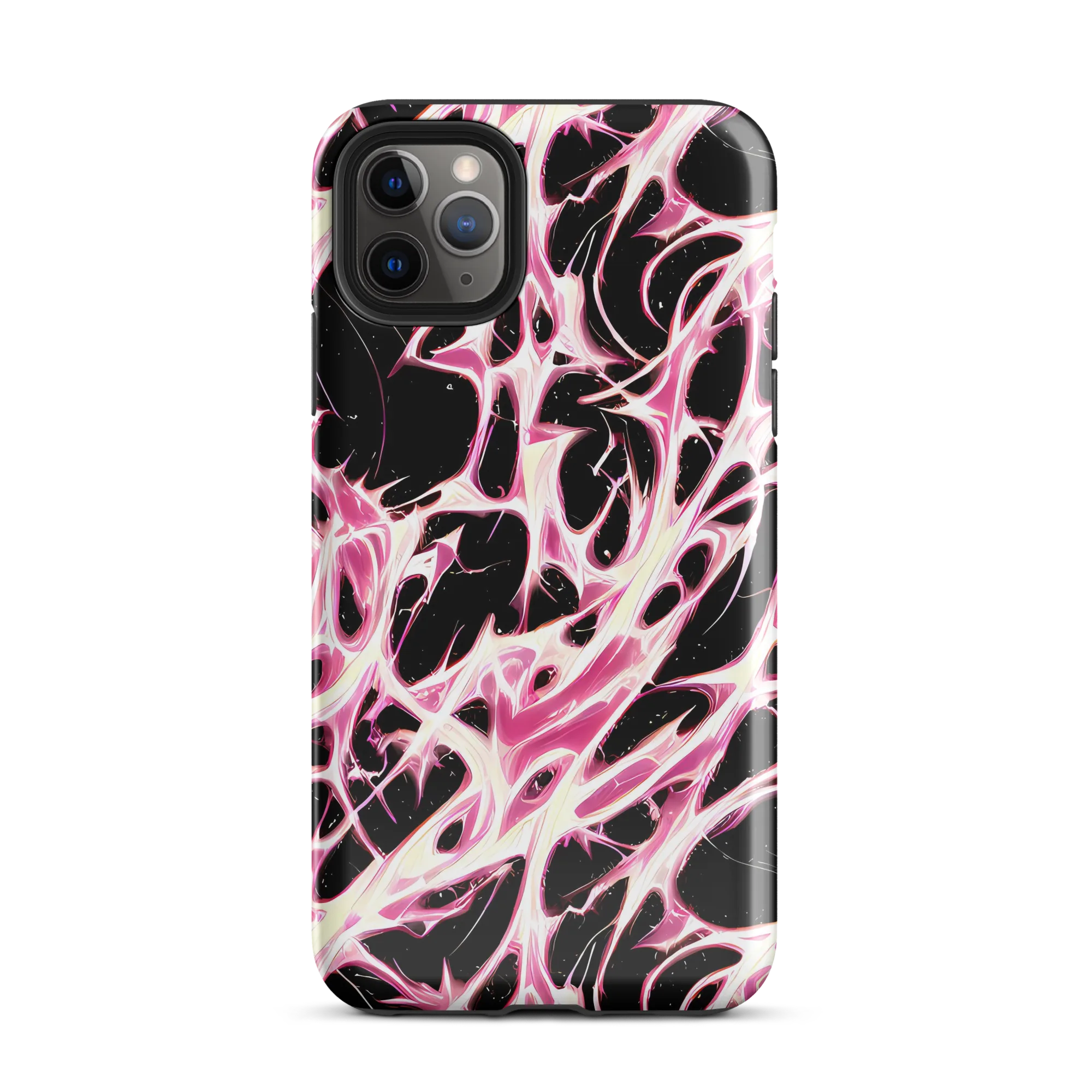 Fuchsia Fracture on Tough Case for iPhone® — Front