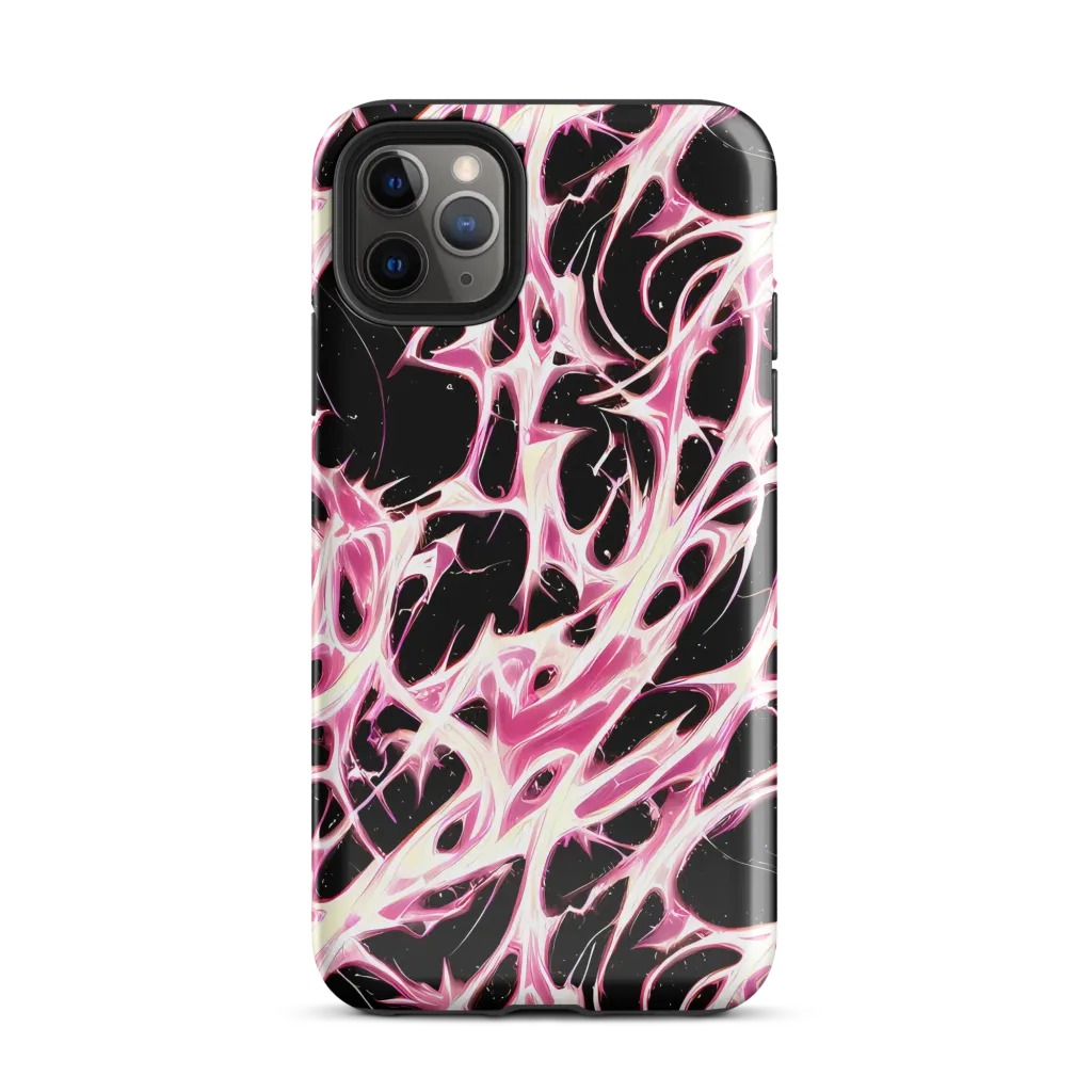 Fuchsia Fracture on Tough Case for iPhone® — Front