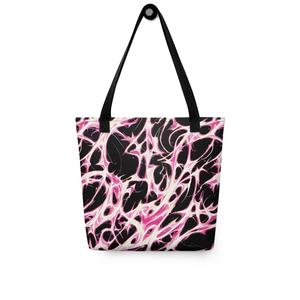Fuchsia Fracture on Tote Bag — Front