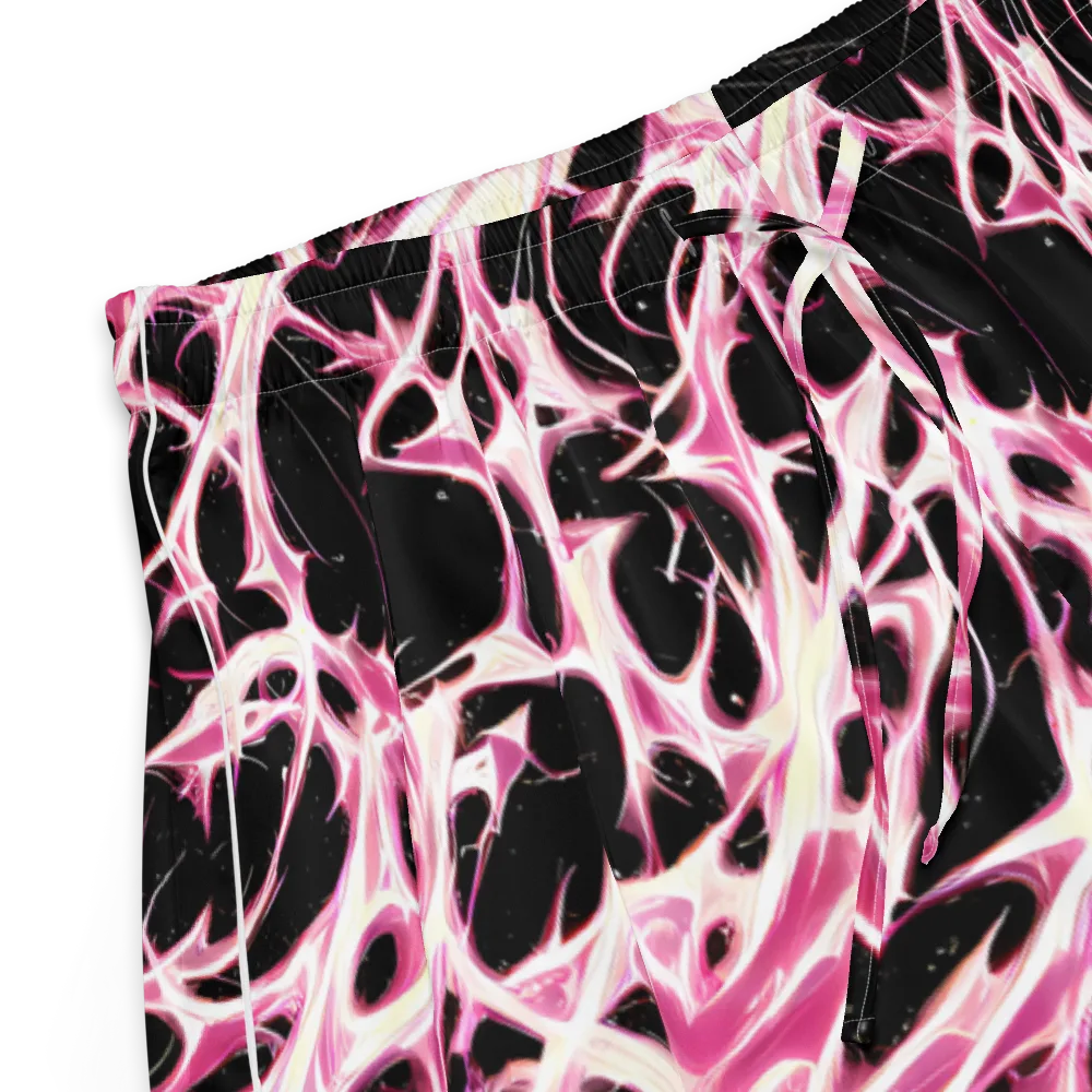 Fuchsia Fracture on Women's Pajama Shorts — Product details