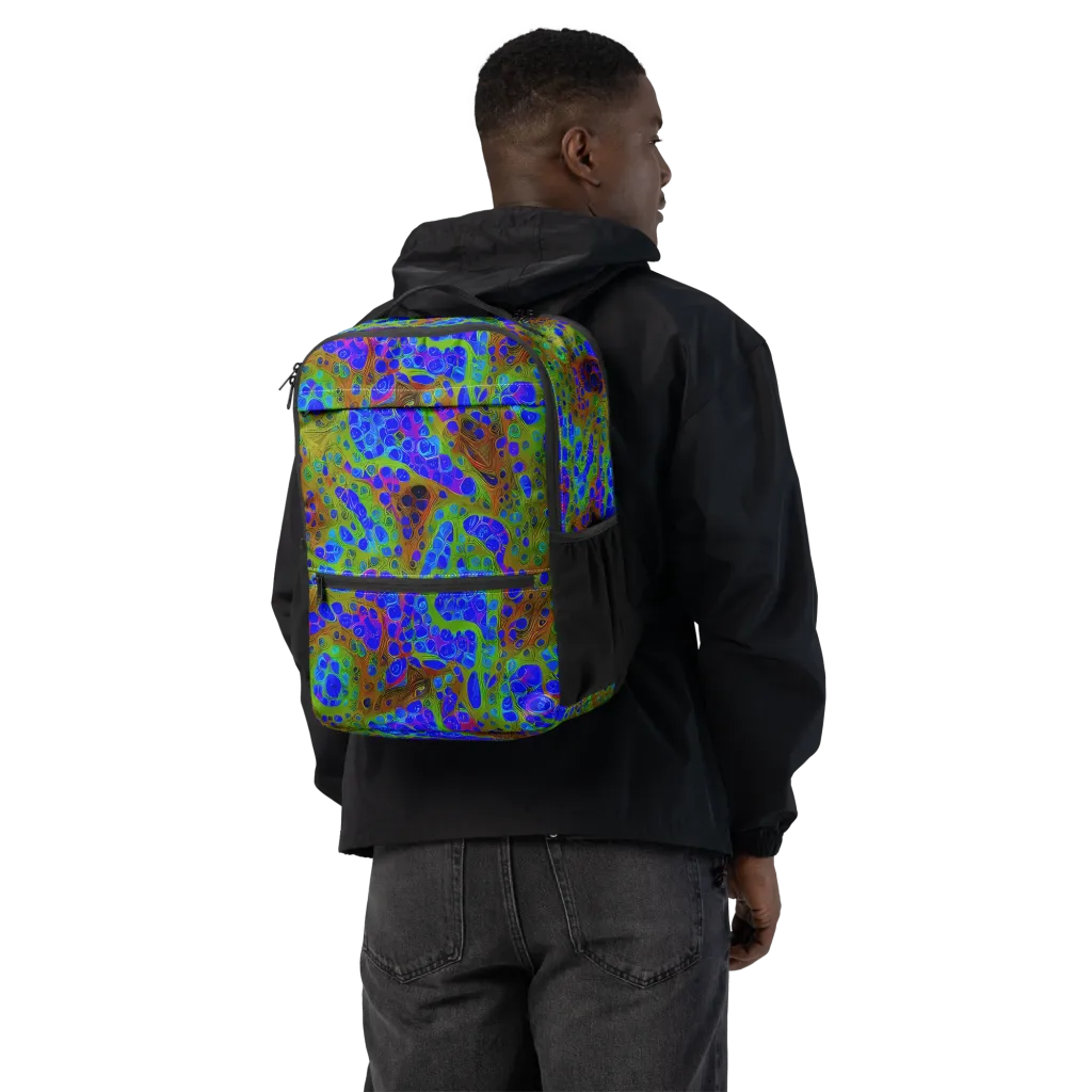Lime Lucid on Utility Backpack — Back