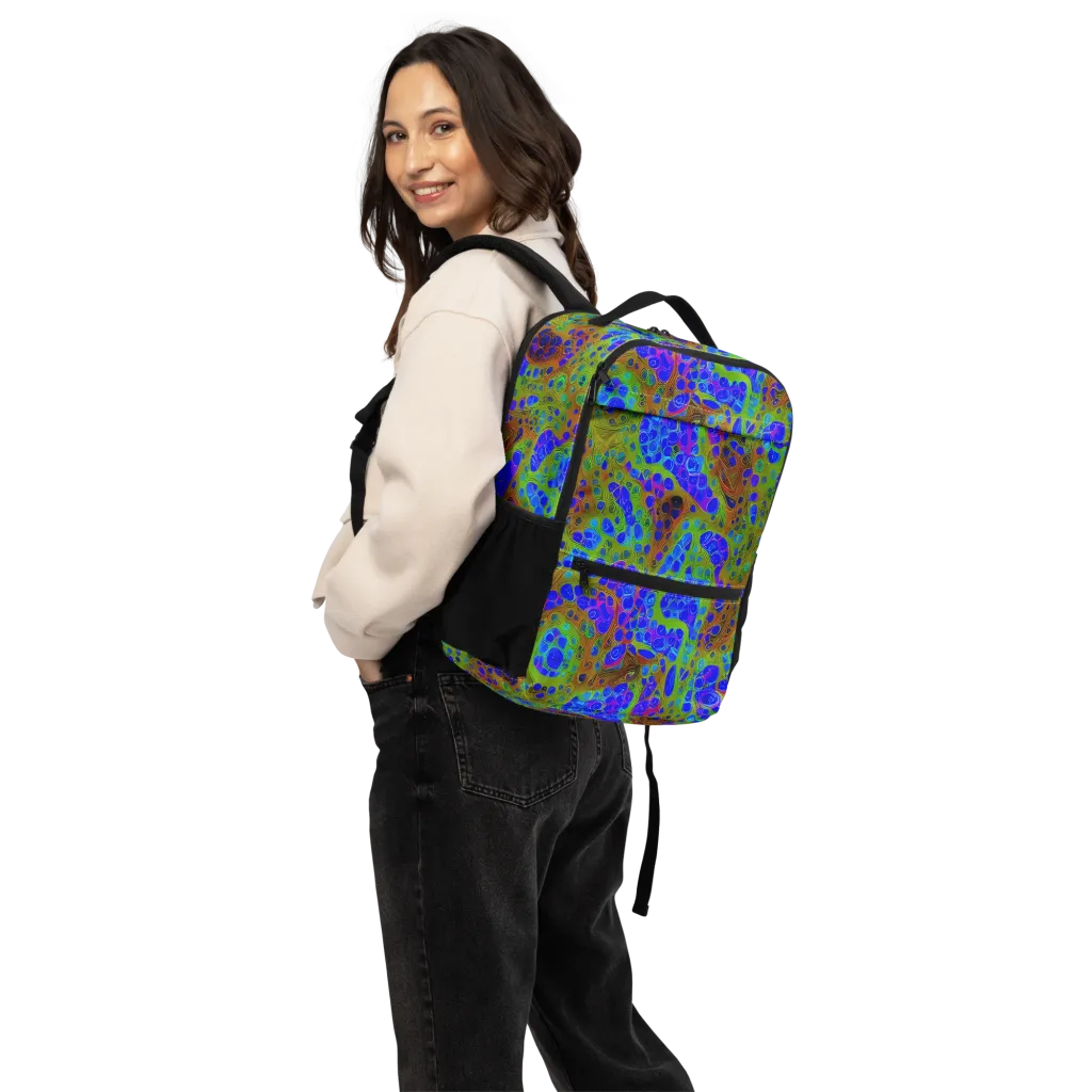 Lime Lucid on Utility Backpack — Back