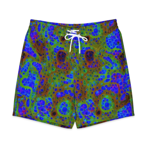 Lime Lucid on a Men's Board Shorts