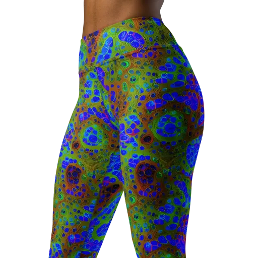 Lime Lucid on a Yoga Leggings
