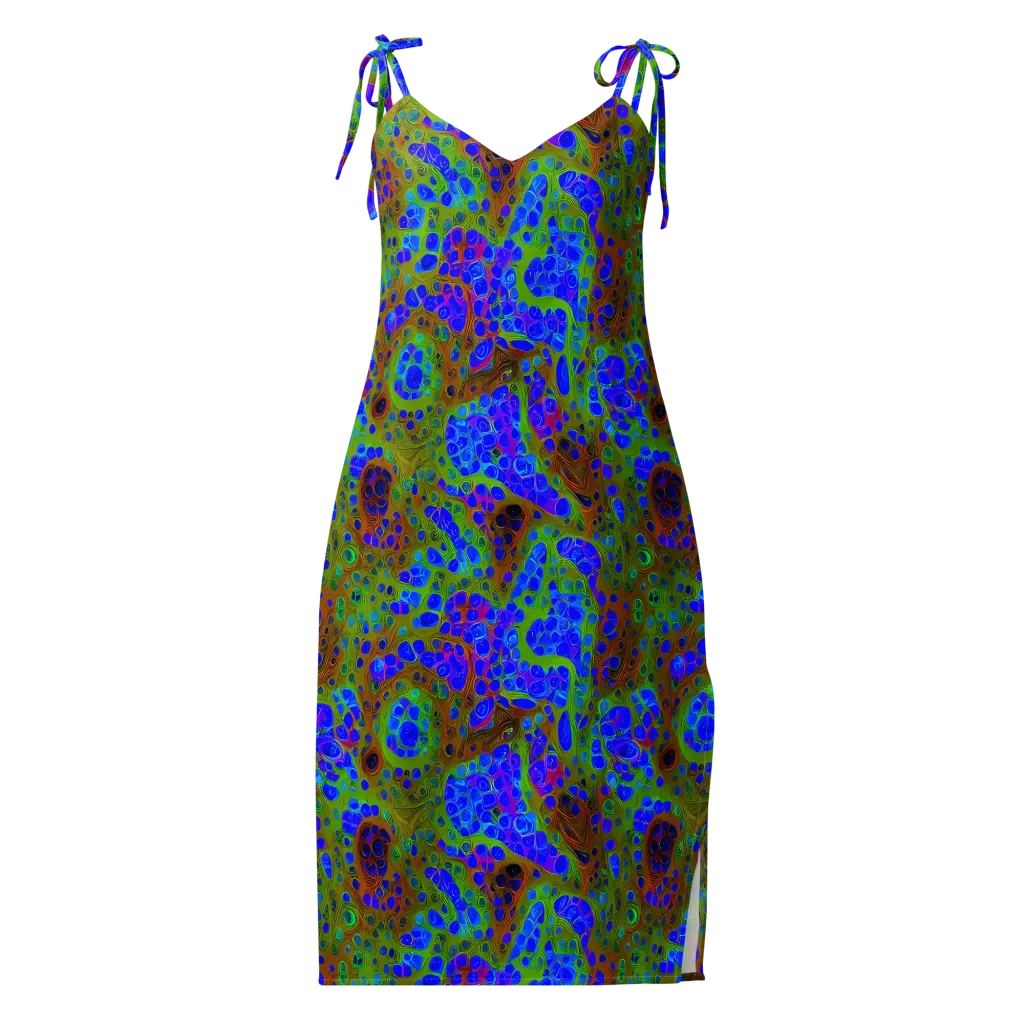 Lime Lucid on Slip Dress — Front