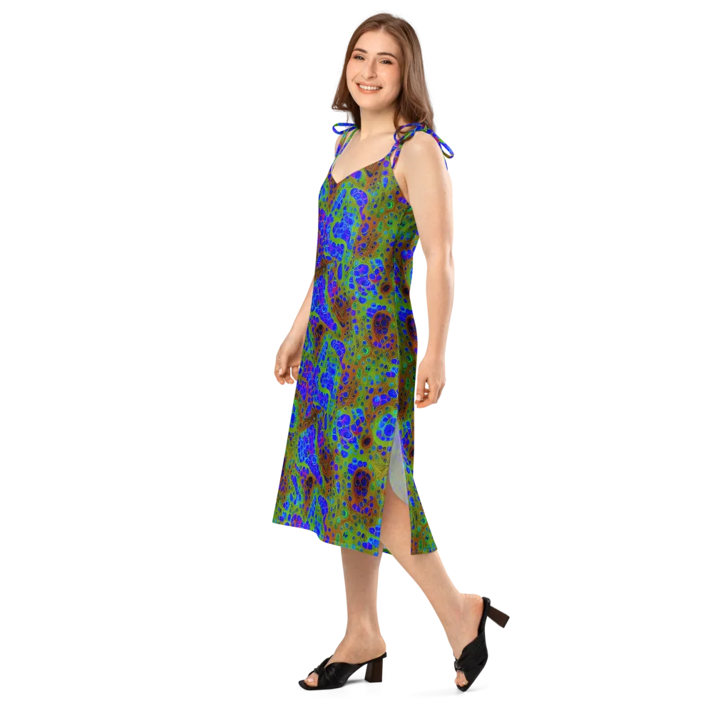 Lime Lucid on Slip Dress — Left Front