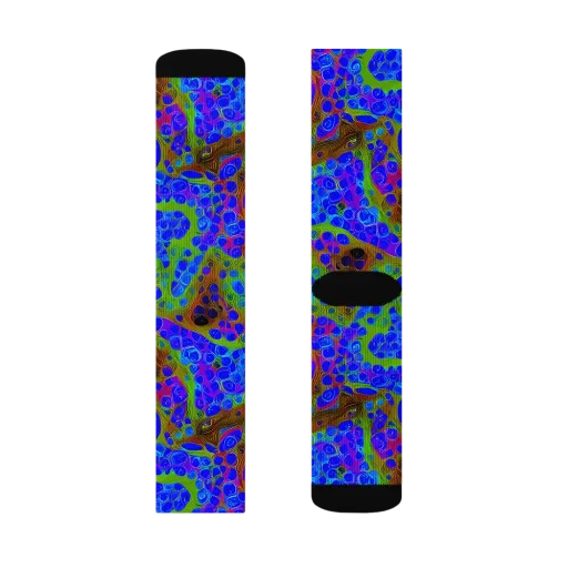 Lime Lucid on a Socks
