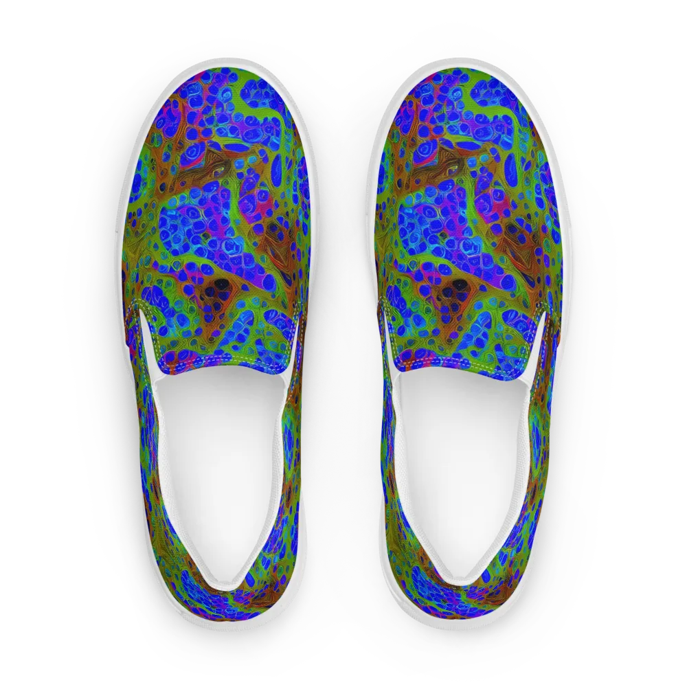Lime Lucid on Women's Slip-On Canvas Shoes — Front