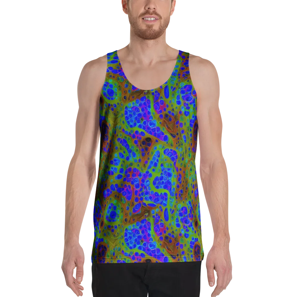 Lime Lucid on Men's Tank Top — Front