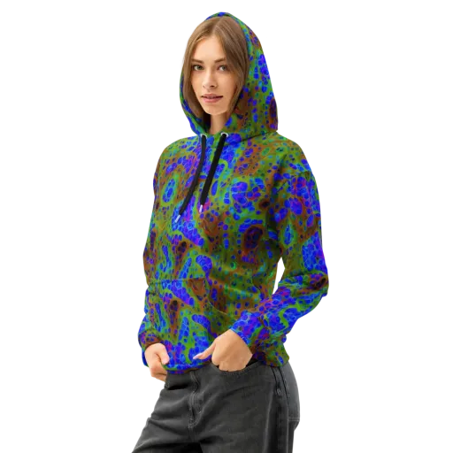 Lime Lucid on a Cotton Hoodie