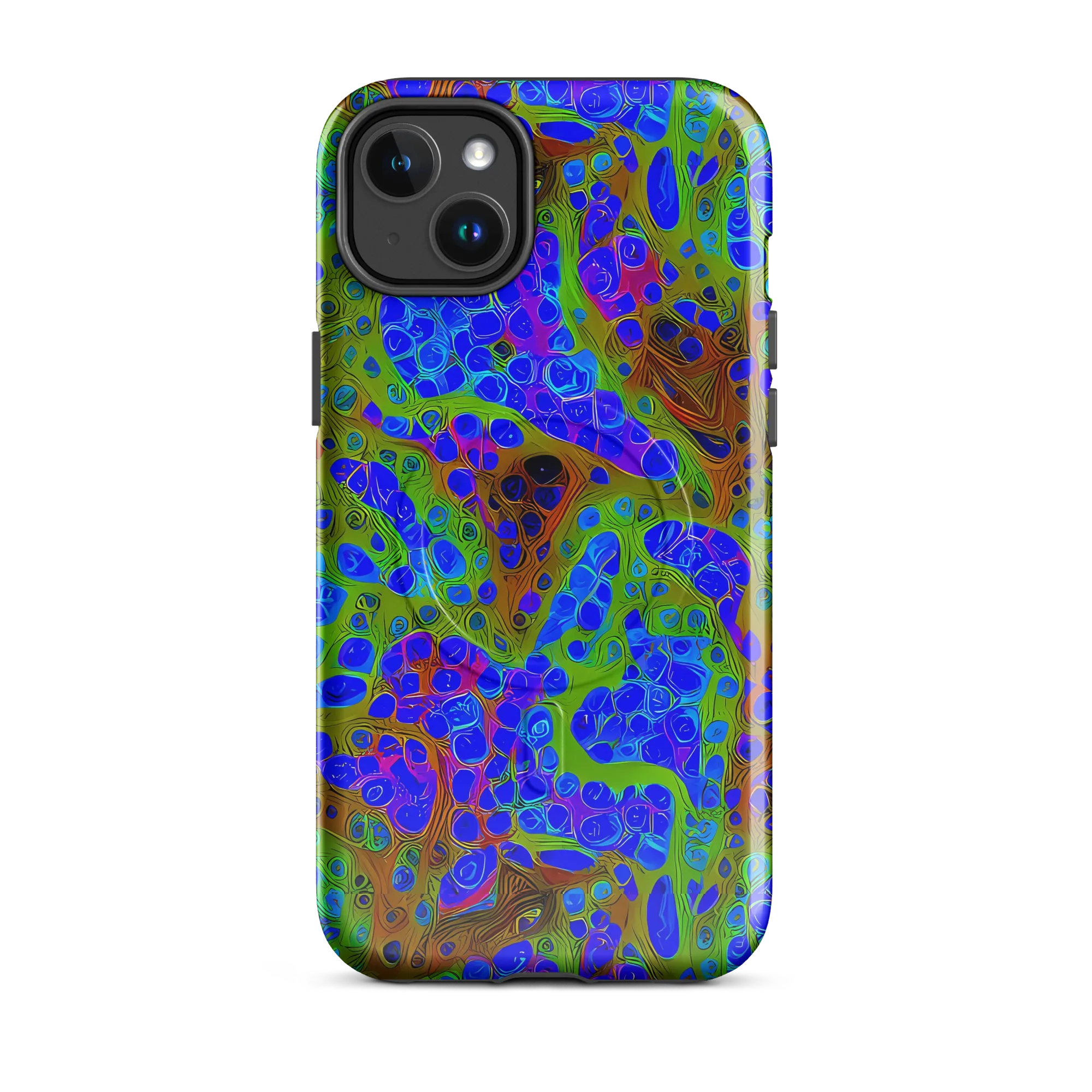 Lime Lucid on MagSafe Tough Case for iPhone® — Front