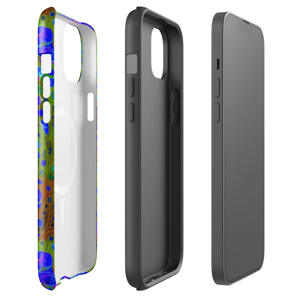 Lime Lucid on MagSafe Tough Case for iPhone® — Front