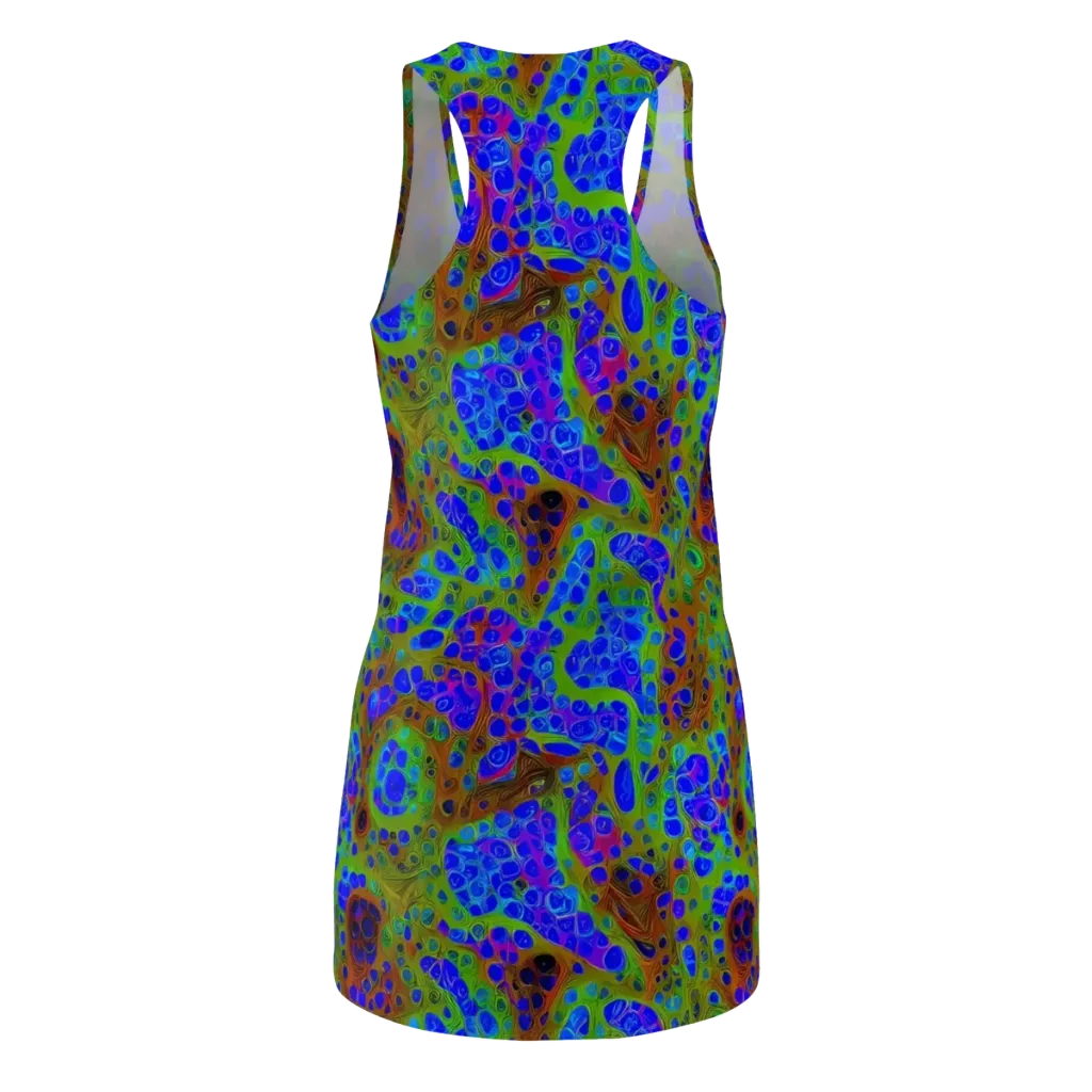 Lime Lucid on Racerback Dress — Back