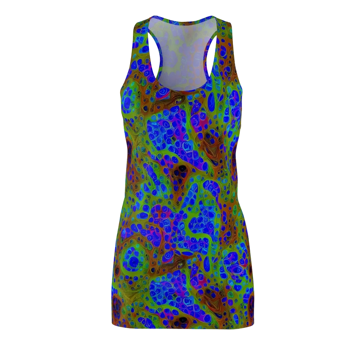 Lime Lucid on Racerback Dress — Front