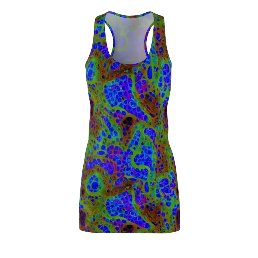 Lime Lucid on a Racerback Dress