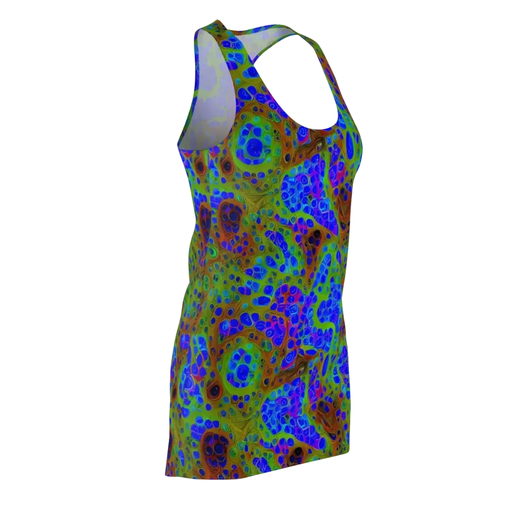 Lime Lucid on Racerback Dress — Front Side