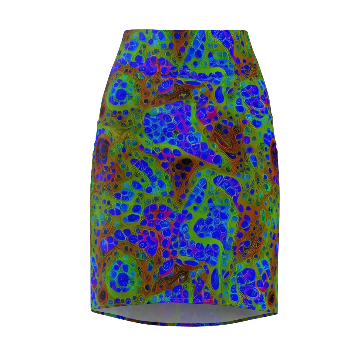 Lime Lucid on Pencil Skirt — Front