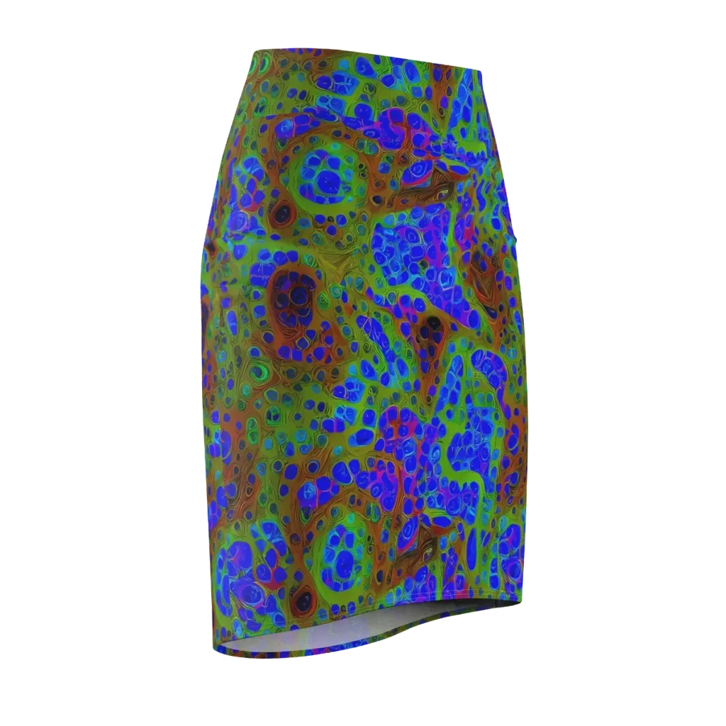 Lime Lucid on Pencil Skirt — Front Side