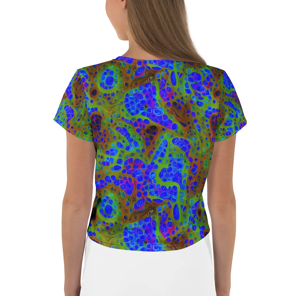 Lime Lucid on Crop Tee — Back