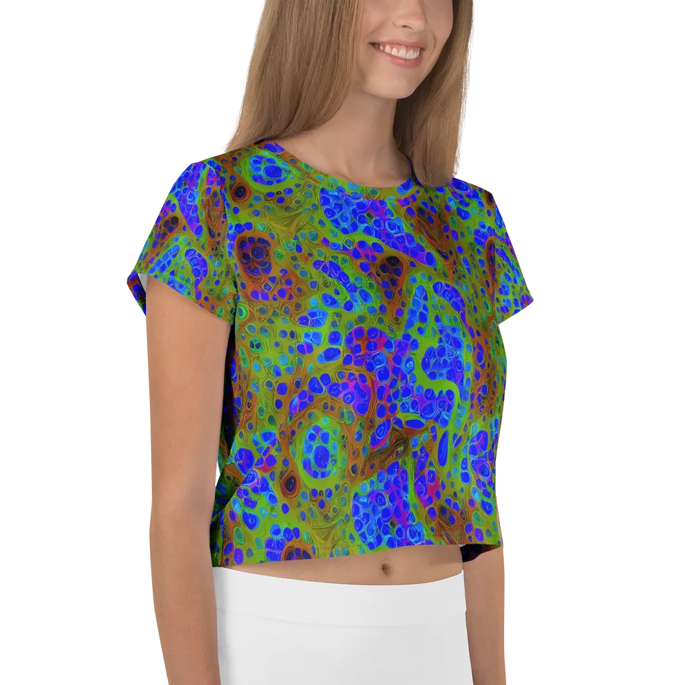 Lime Lucid on Crop Tee — Right