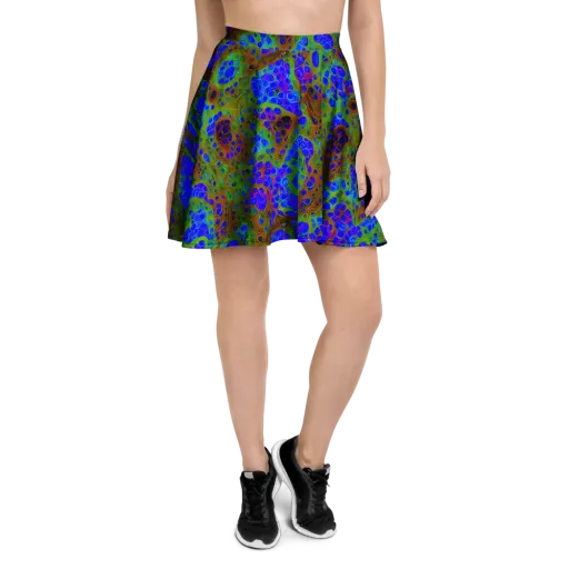 Lime Lucid on a Skater Skirt