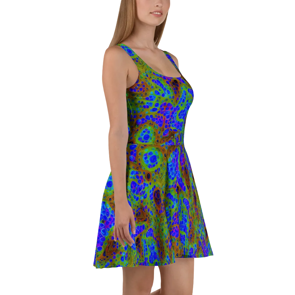 Lime Lucid on Skater Dress — Right