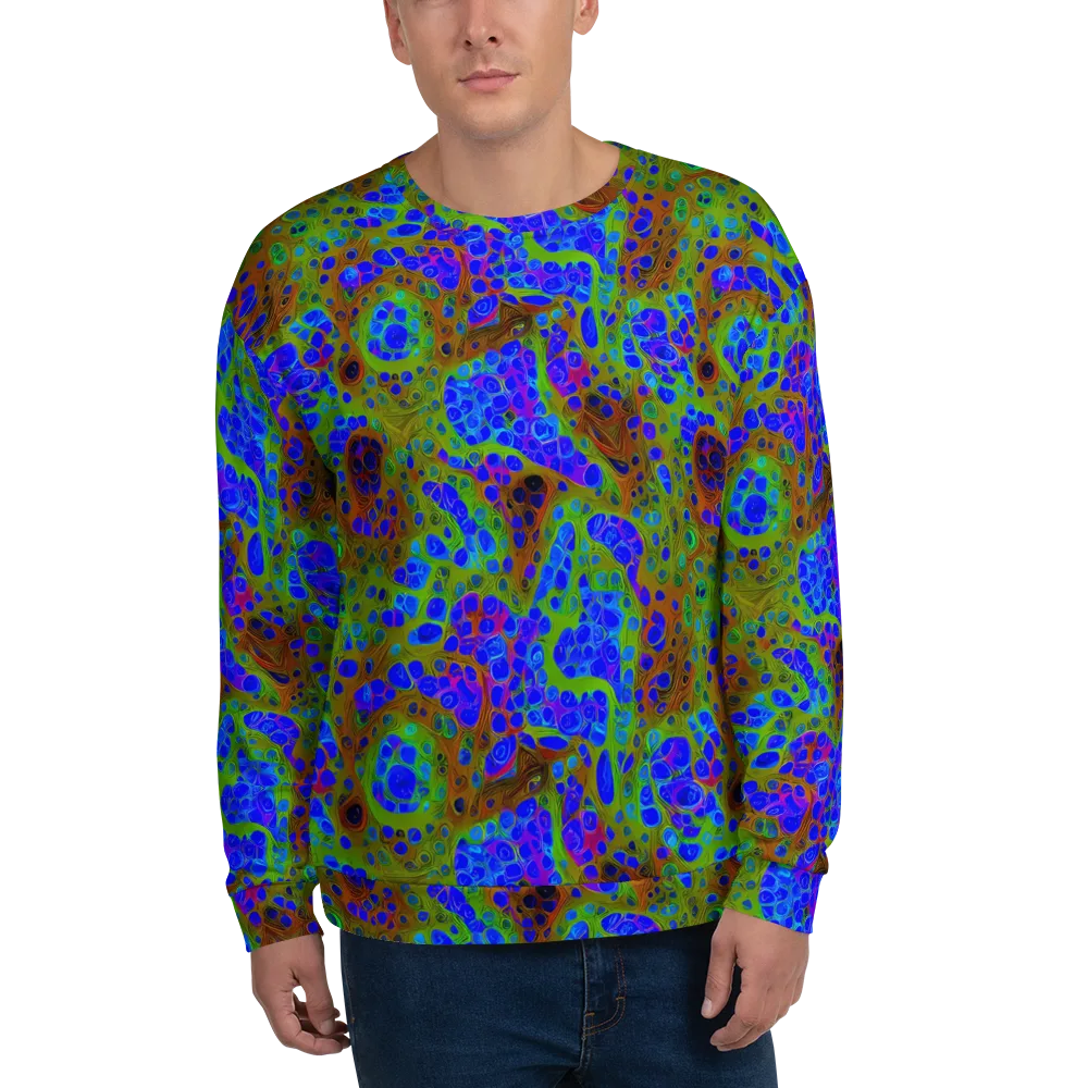 Lime Lucid on Sweatshirt — Front