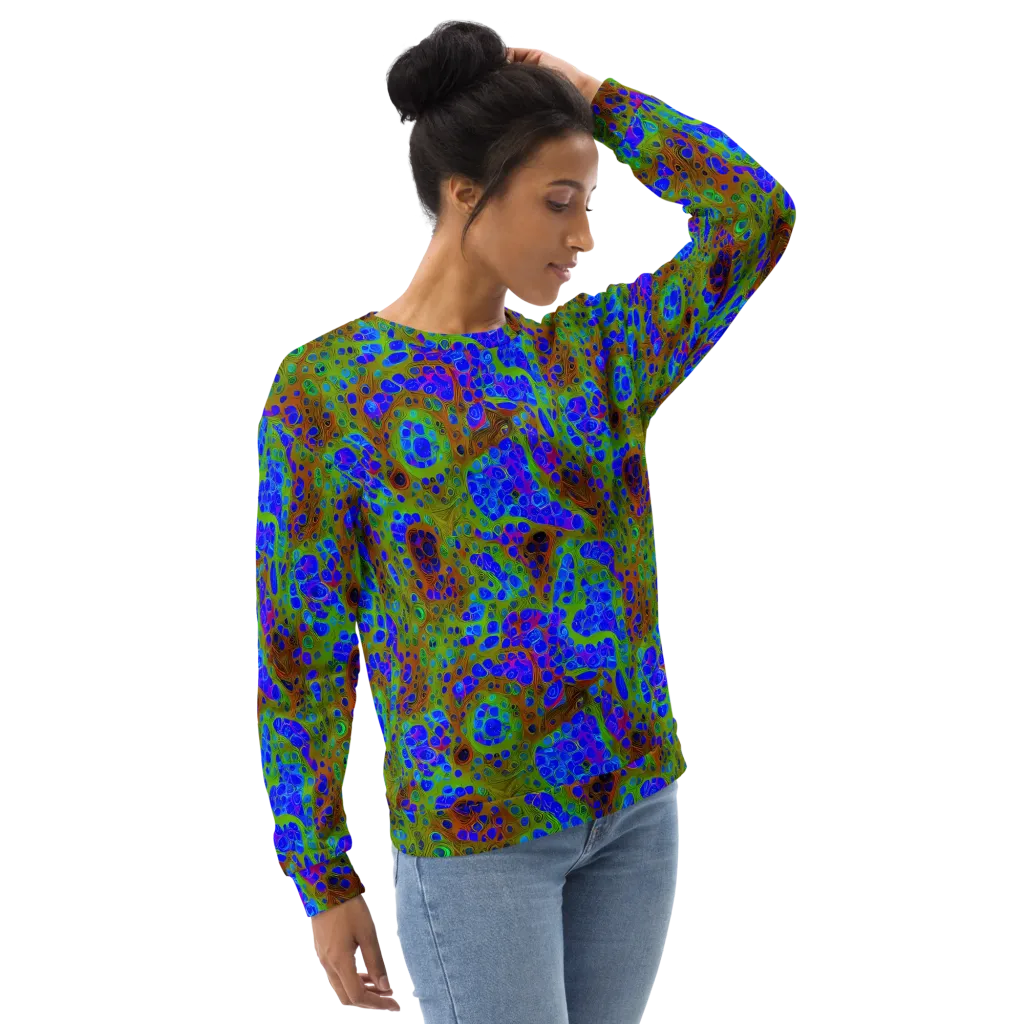 Lime Lucid on Sweatshirt — Right Front