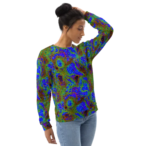 Lime Lucid on a Sweatshirt