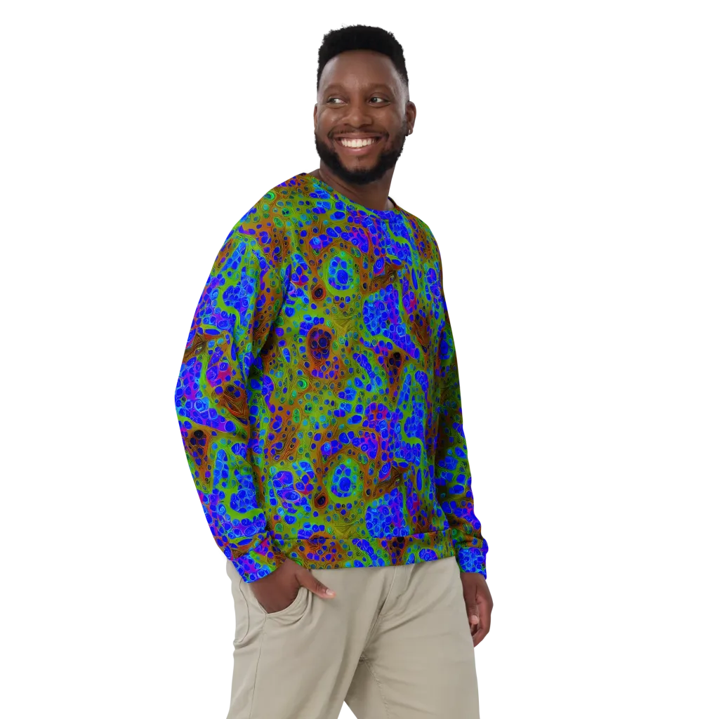 Lime Lucid on Sweatshirt — Front