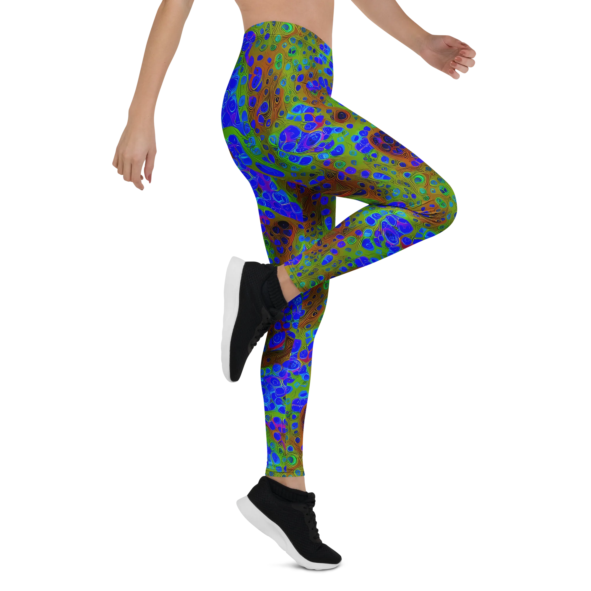 Lime Lucid on Leggings — Right