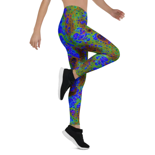 Lime Lucid on a Leggings