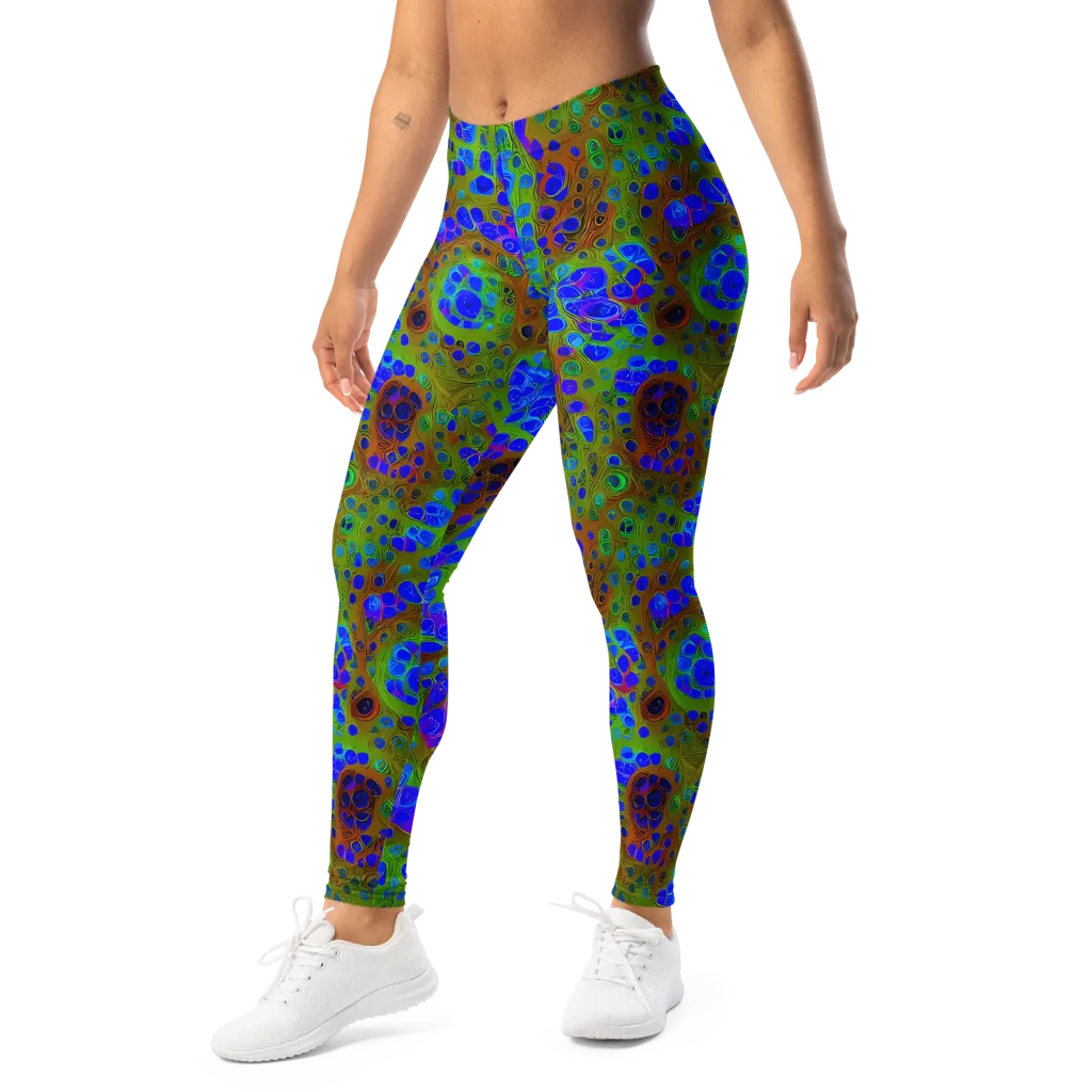 Lime Lucid on Leggings — Left Front