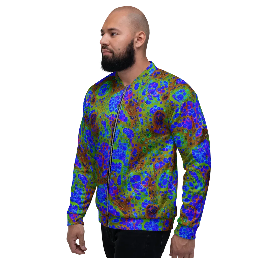Lime Lucid on Bomber Jacket — Left
