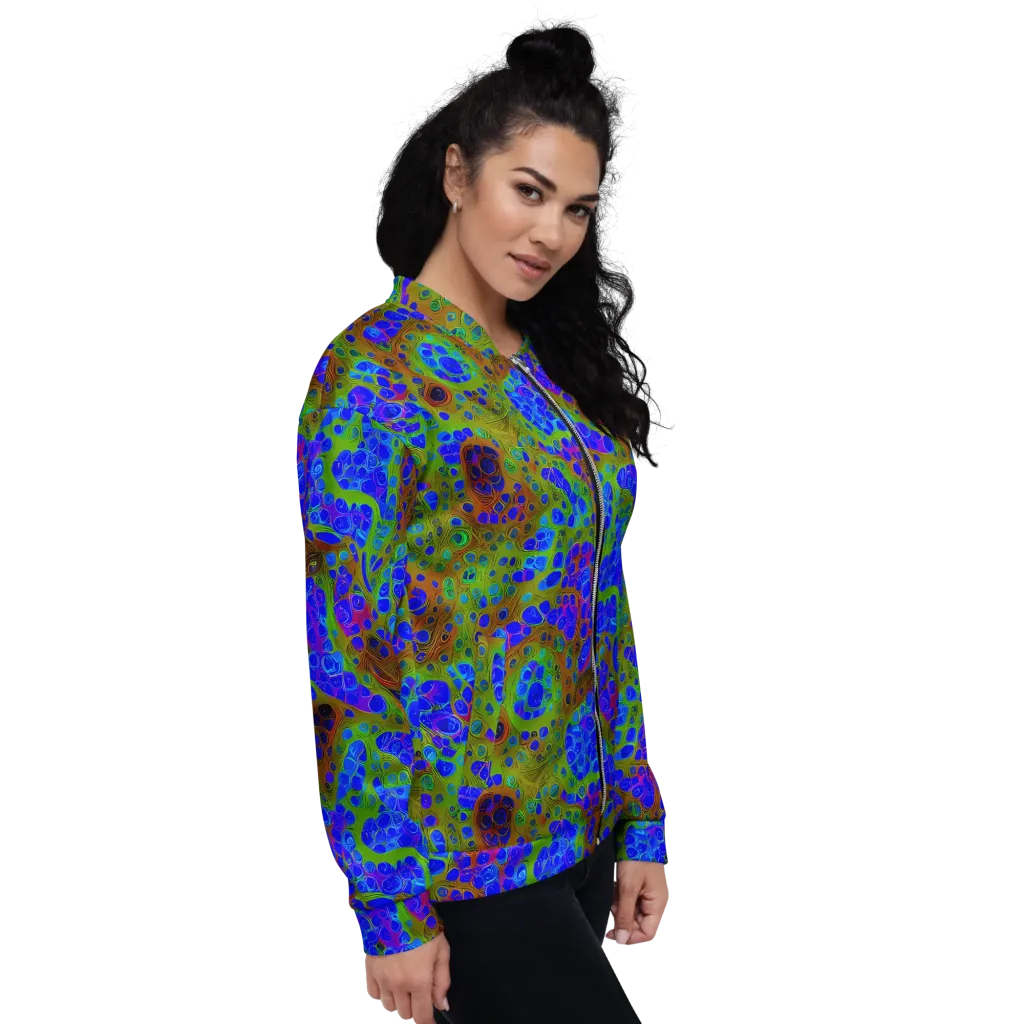 Lime Lucid on Bomber Jacket — Right