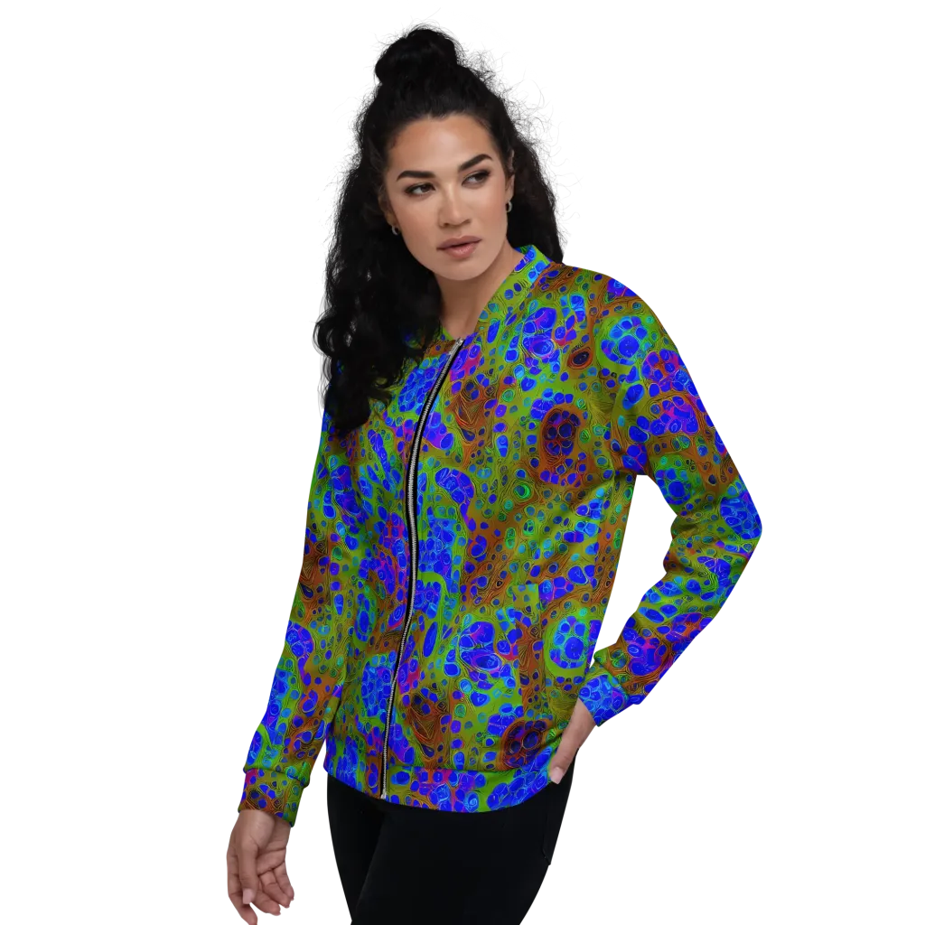Lime Lucid on Bomber Jacket — Left
