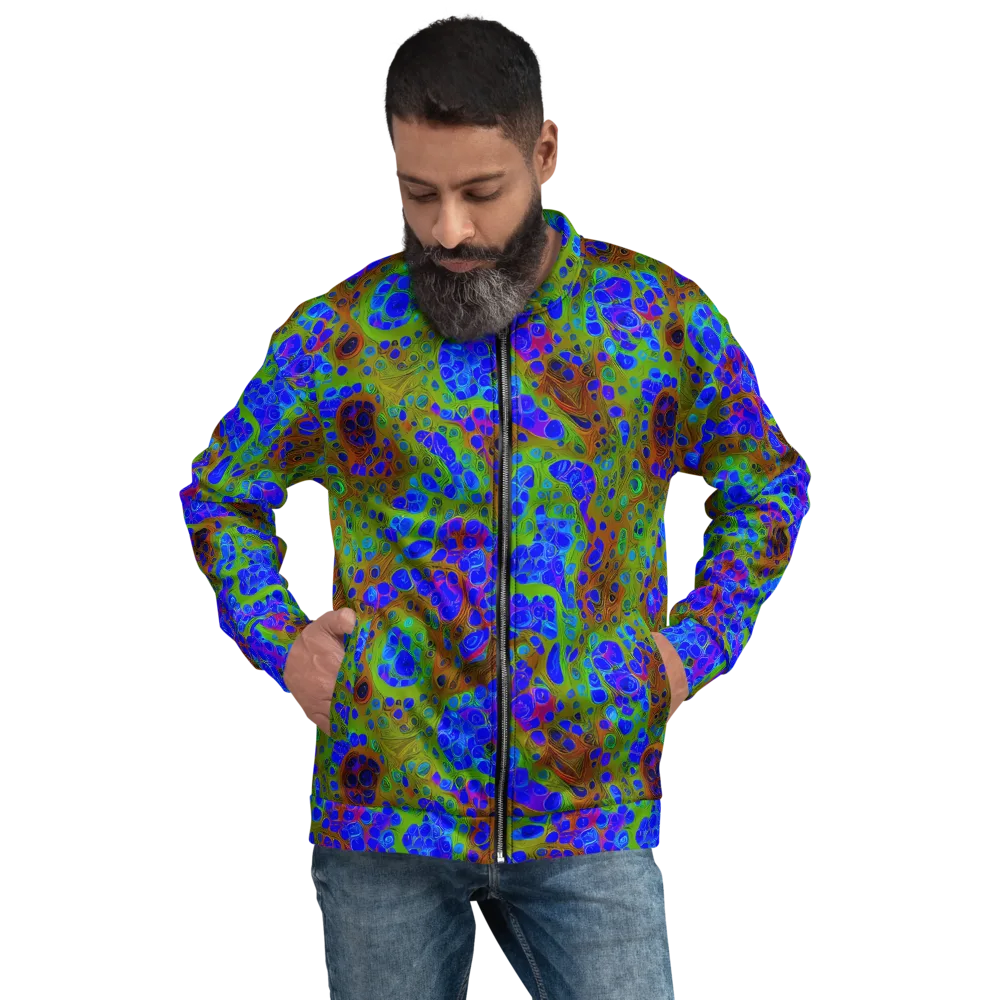 Lime Lucid on Bomber Jacket — Front