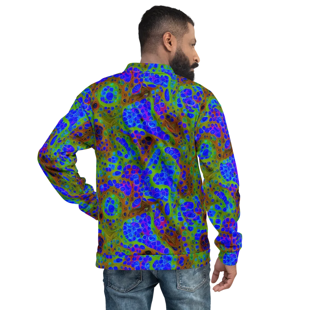 Lime Lucid on Bomber Jacket — Back
