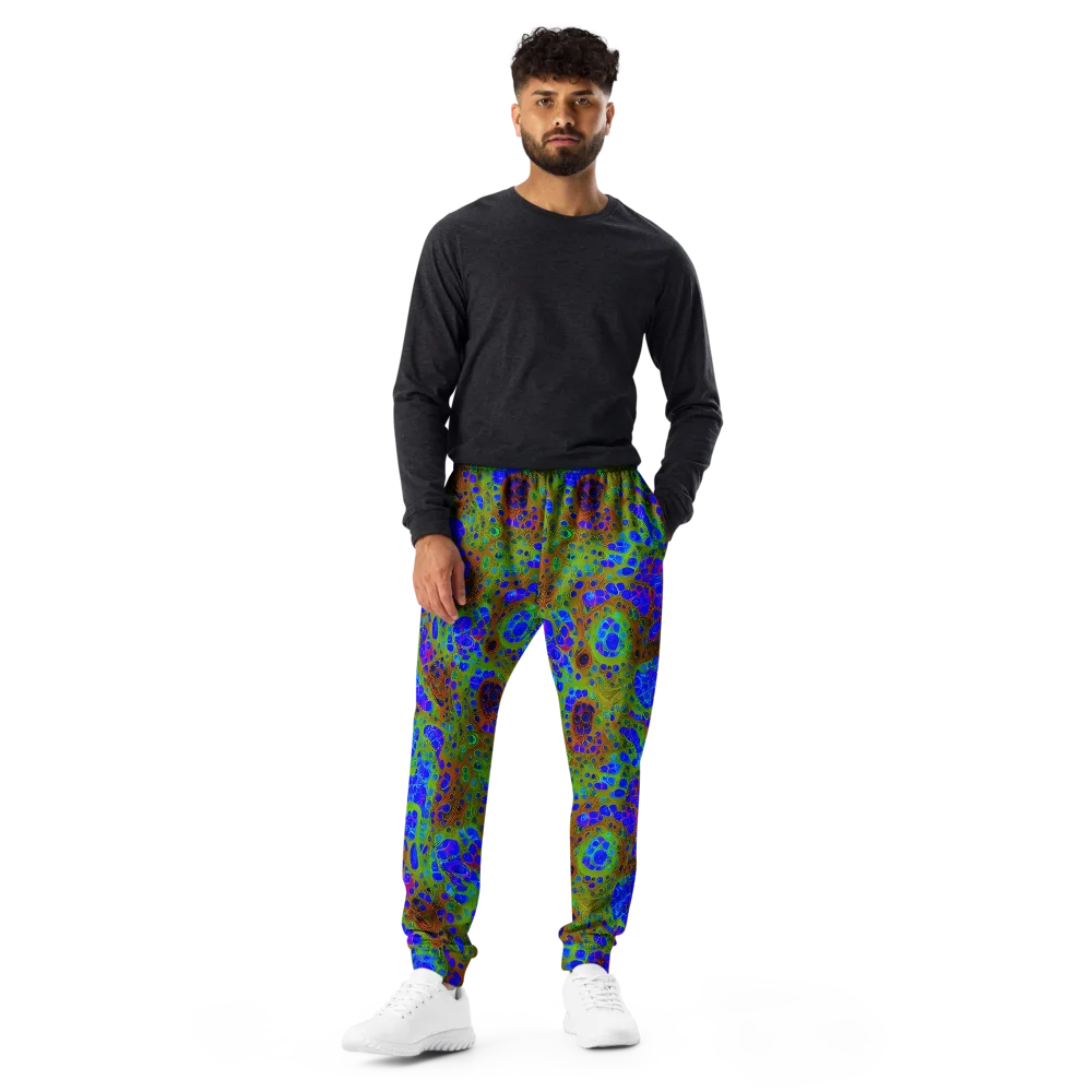 Lime Lucid on Men's Joggers — Front