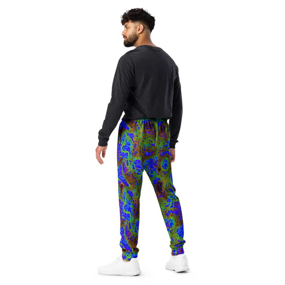 Lime Lucid on Men's Joggers — Back