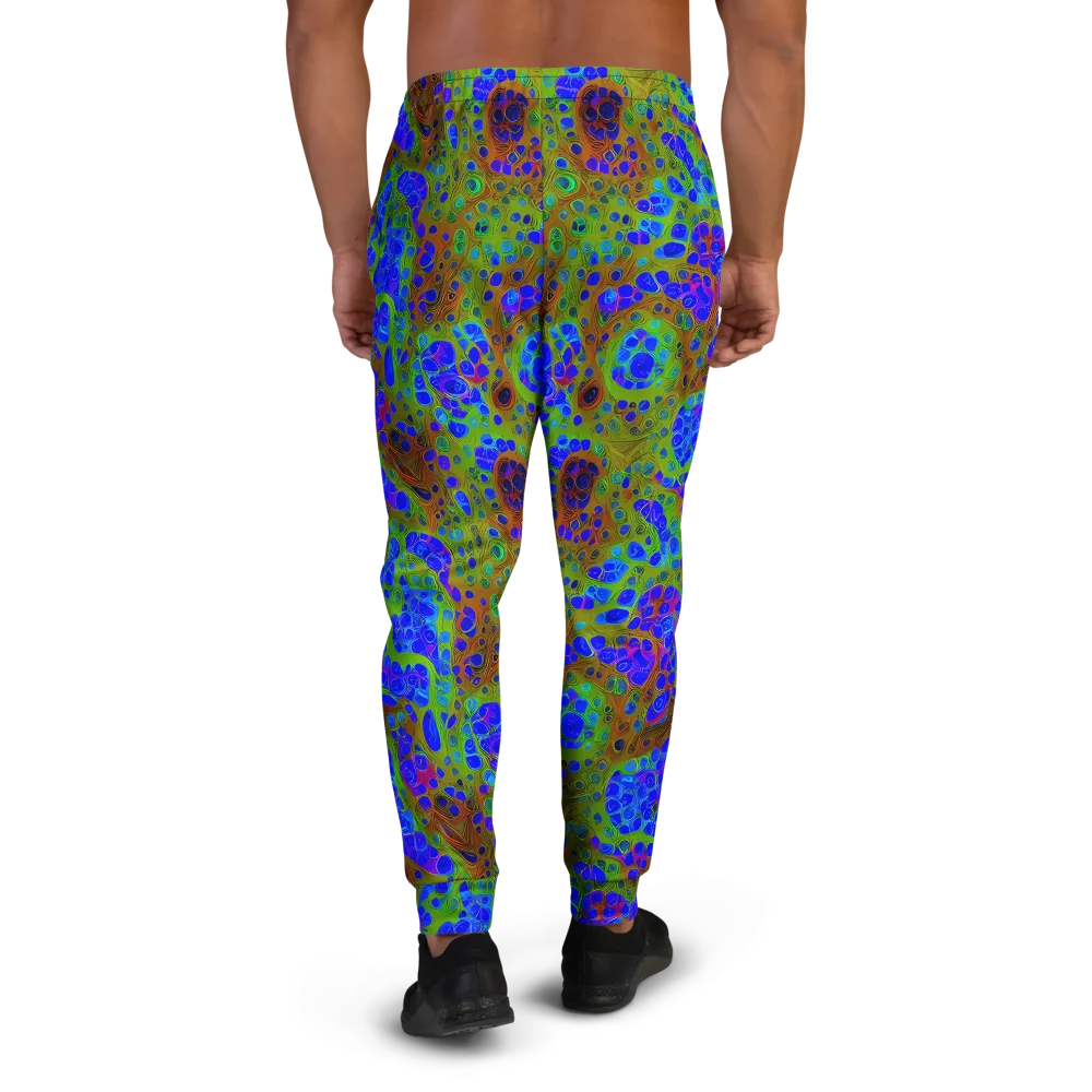 Lime Lucid on Men's Joggers — Back