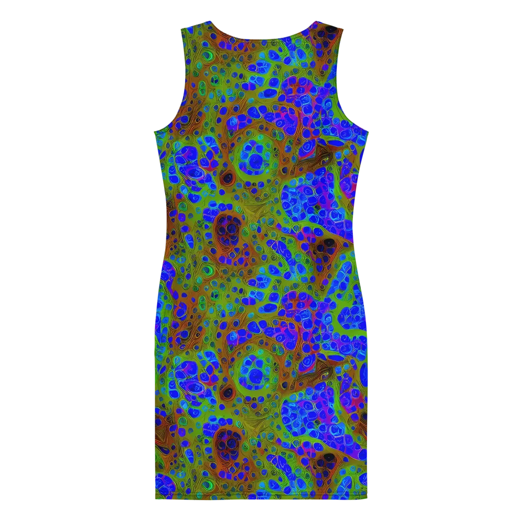 Lime Lucid on Bodycon Dress — Back