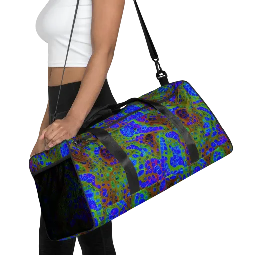 Lime Lucid on a Duffle Bag