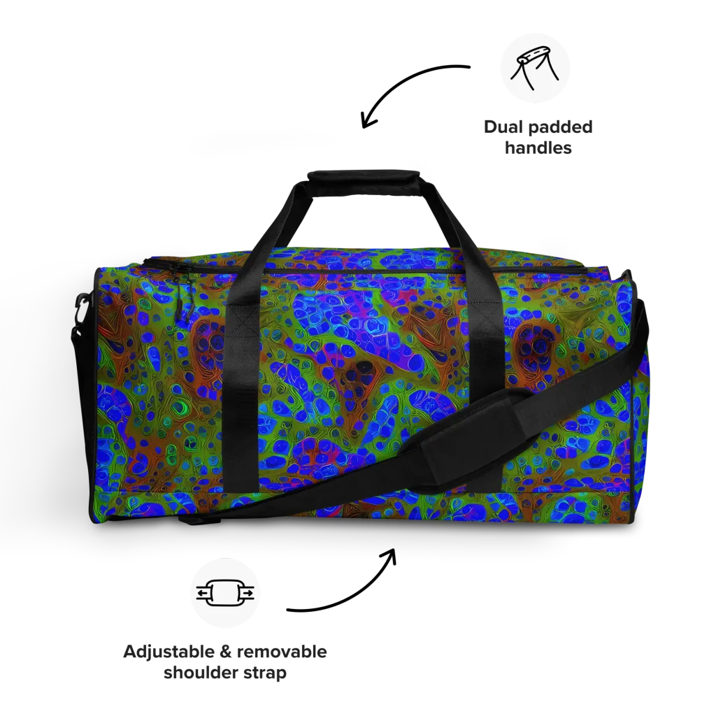 Lime Lucid on Duffle Bag — Front