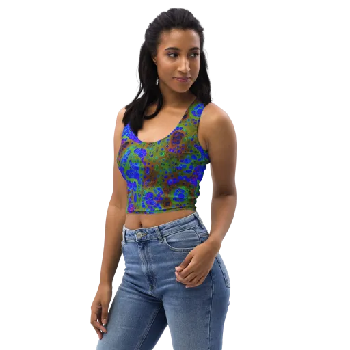 Lime Lucid on a Crop Top