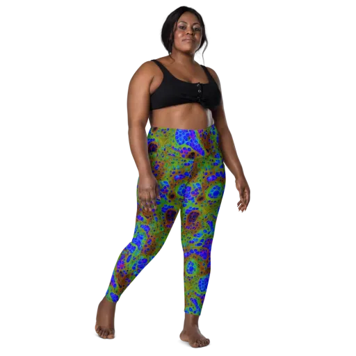 Lime Lucid on a Leggings with Pockets