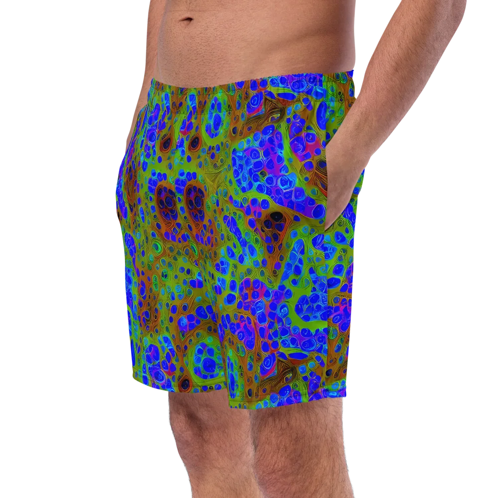 Lime Lucid on Swim Trunks — Left Front