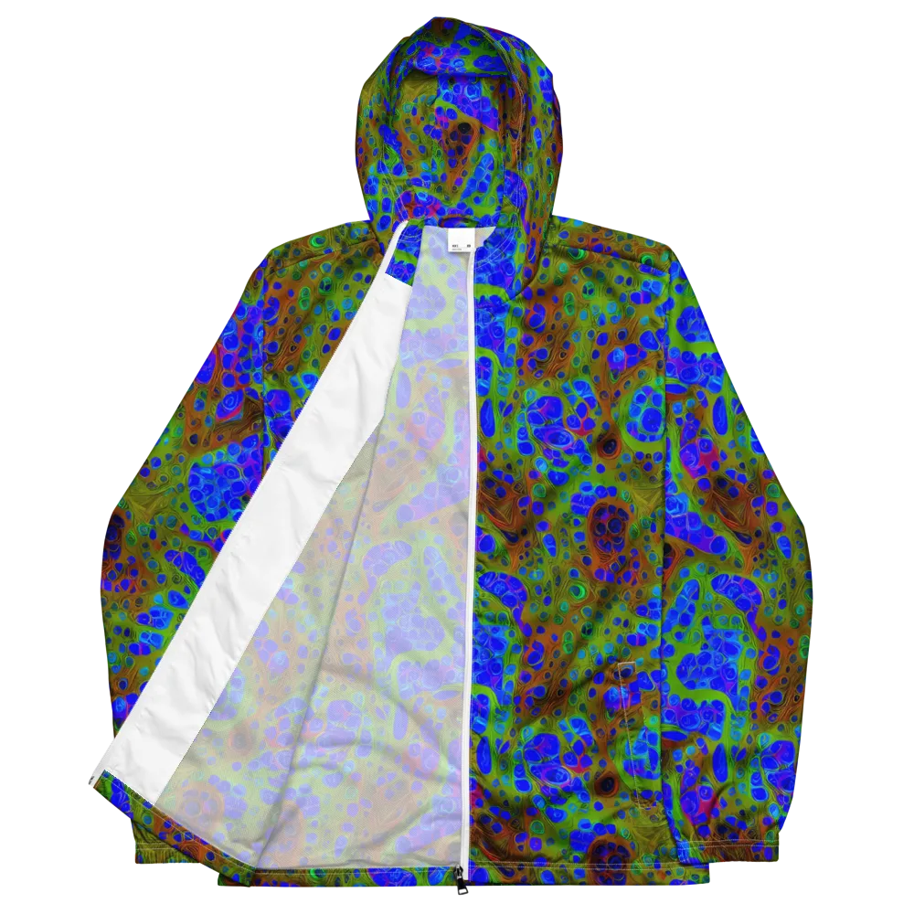 Lime Lucid on Men's Windbreaker — Front