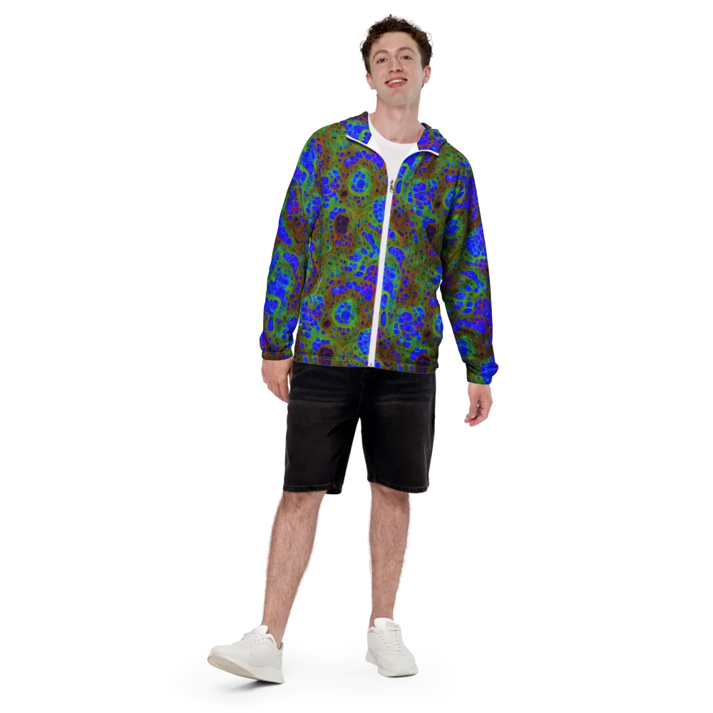 Lime Lucid on Men's Windbreaker — Front